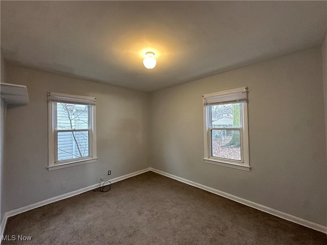 776 Triplett Blvd, Akron, OH 44306 - unfurnished room featuring dark colored carpet and baseboards