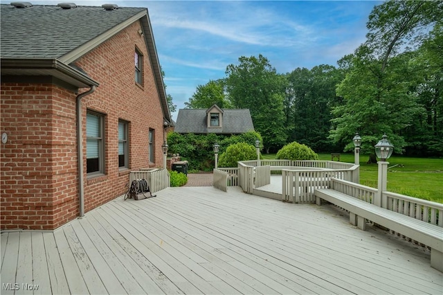 4219 Olde Charted Trl, Poland, OH 44514 - view of wooden terrace