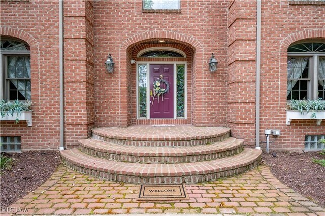 4219 Olde Charted Trl, Poland, OH 44514 - entrance to property featuring brick siding