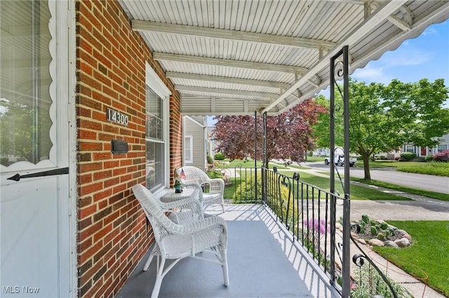 14300 Bidwell Ave, Cleveland, OH 44111 - view of porch
