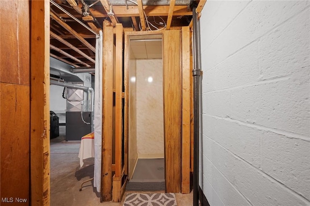14300 Bidwell Ave, Cleveland, OH 44111 - unfinished below grade area with heating unit