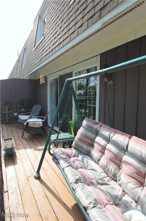 6478 State Rd Unit G8, Parma, OH 44134 - view of wooden terrace