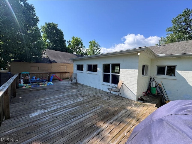 2187 State Route 550, Cutler, OH 45724 - view of wooden deck