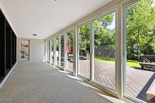 21262 S Woodland Rd, Shaker Heights, OH 44122 - unfurnished sunroom featuring plenty of natural light