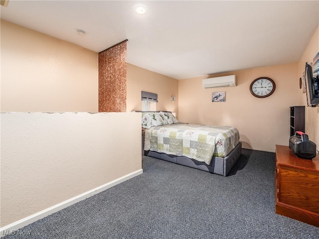 1570 Nob Hill Rd, Zanesville, OH 43701 - carpeted bedroom with an AC wall unit
