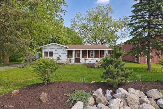 3407 State Route 113 E, Milan, OH 44846 - view of front facade with a front yard