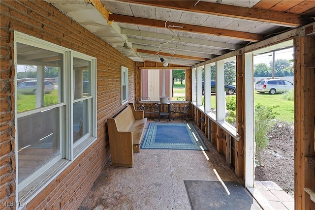 3407 State Route 113 E, Milan, OH 44846 - view of unfurnished sunroom