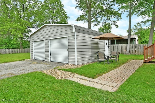 377 Henn Hyde Rd NE, Warren, OH 44484 - view of detached garage