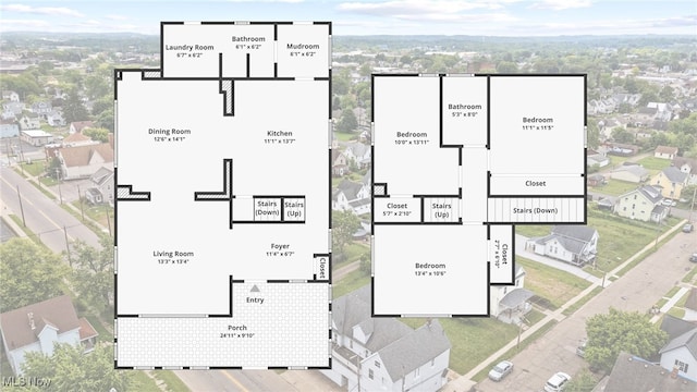 917 Park Ave SW, Canton, OH 44706 - property floor plan
