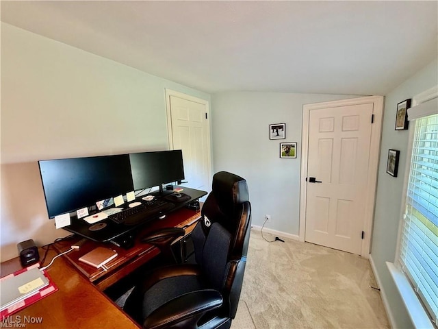 6911 Post Ln, Hudson, OH 44236 - home office with light colored carpet and baseboards