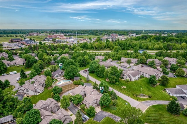 6465 Saint Andrews Dr Unit 6, Canfield, OH 44406 - aerial view of property and surrounding area with nearby suburban area and a tree filled landscape