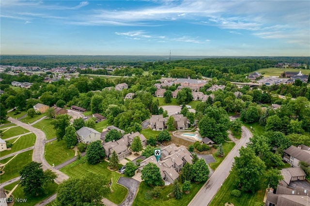 6465 Saint Andrews Dr Unit 6, Canfield, OH 44406 - aerial view of property and surrounding area with nearby suburban area