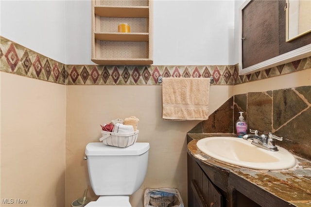4937 Stevens Rd, Akron, OH 44319 - half bath featuring vanity and toilet
