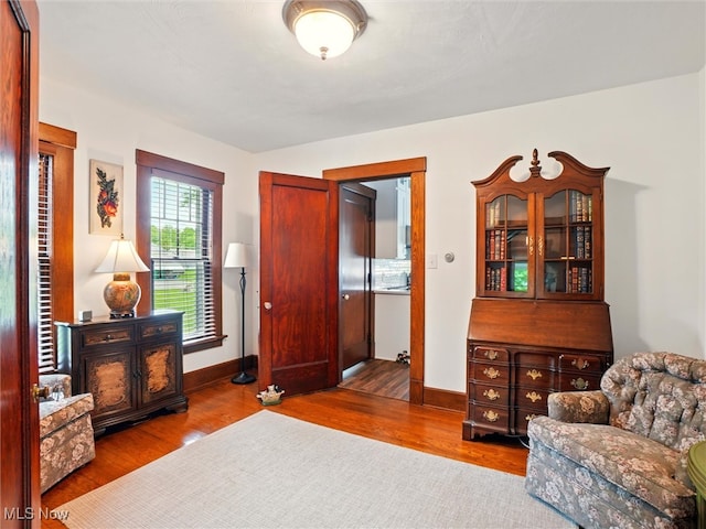 126 W Jefferson St, Jefferson, OH 44047 - entryway with wood finished floors and baseboards
