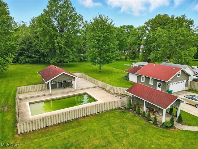 126 W Jefferson St, Jefferson, OH 44047 - bird's eye view