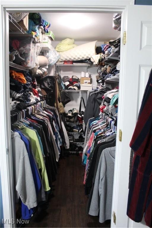 230 Rivercrest Dr, Coshocton, OH 43812 - spacious closet with wood finished floors