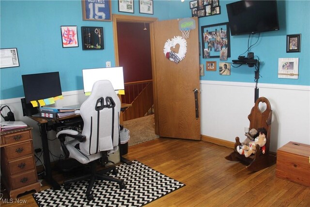 230 Rivercrest Dr, Coshocton, OH 43812 - home office featuring wood finished floors