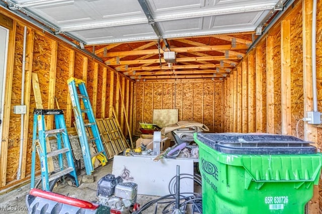 8208 Vista Ave, Garfield Heights, OH 44125 - storage room with a garage