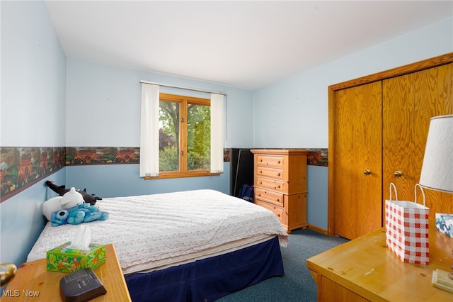 118 Steeplechase Ln, Munroe Falls, OH 44262 - bedroom with carpet floors and a closet