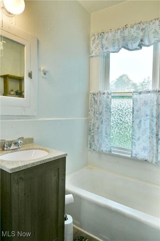 8273 Warren Meadville Rd, Kinsman, OH 44428 - full bath with a garden tub and vanity