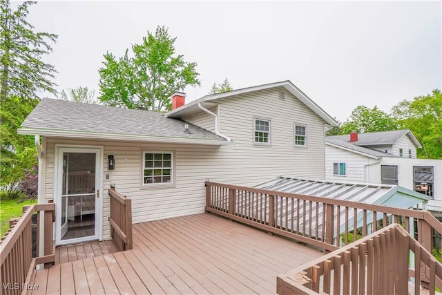 1105 E Blvd, Aurora, OH 44202 - view of wooden terrace