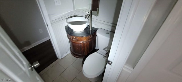 445 Houghton Rd, Sagamore Hills, OH 44067 - bathroom with toilet and tile patterned flooring