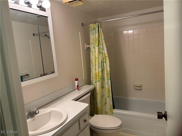 1931 King James Unit 131, Westlake, OH 44145 - bathroom featuring toilet, shower / bath combo, and vanity