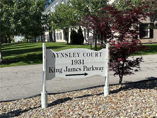 1931 King James Unit 131, Westlake, OH 44145 - community sign with a lawn