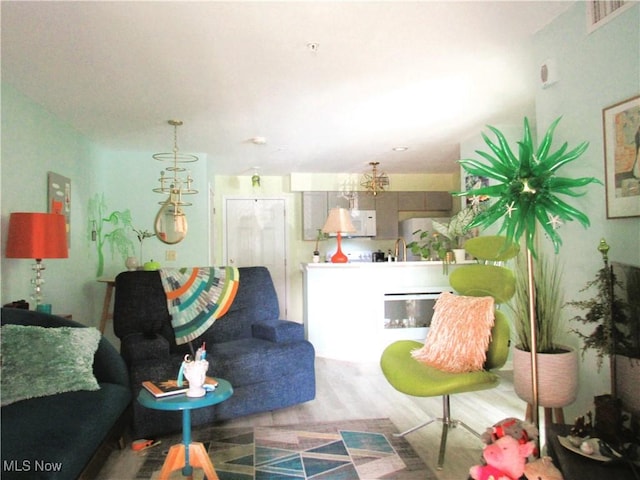 23002 Chandlers Ln Unit 101, Olmsted Falls, OH 44138 - living area with wood finished floors