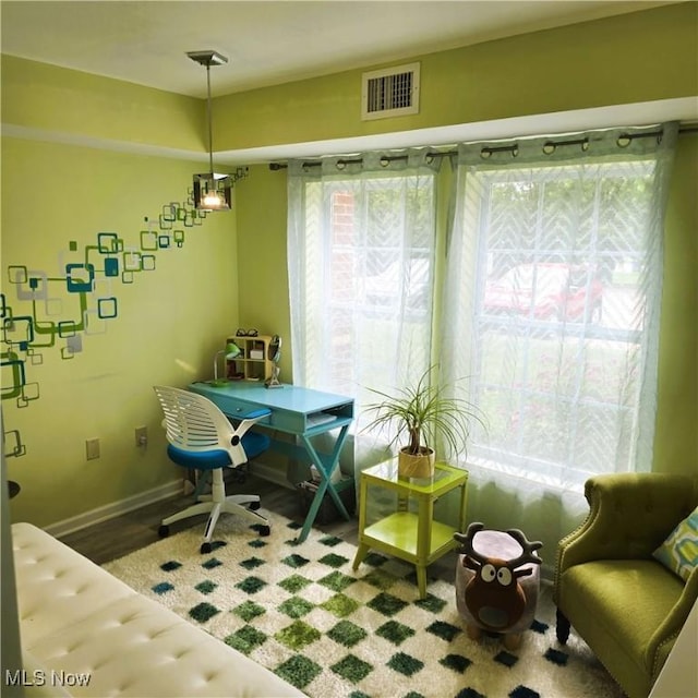 23002 Chandlers Ln Unit 101, Olmsted Falls, OH 44138 - office with plenty of natural light and wood finished floors