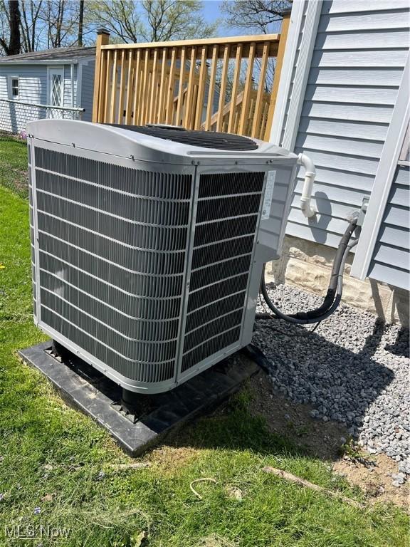 764 Jones St, Hubbard, OH 44425 - exterior view of central AC unit