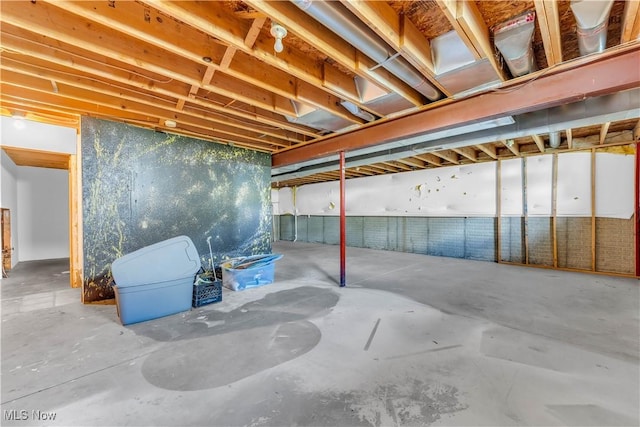 25861 Kennedy Ridge Rd, North Olmsted, OH 44070 - view of unfinished basement