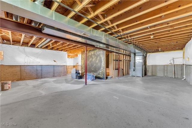 25861 Kennedy Ridge Rd, North Olmsted, OH 44070 - unfinished below grade area featuring heating unit