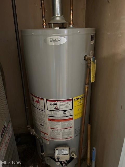 500 Grosvenor Dr NW, Massillon, OH 44647 - utility room with gas water heater