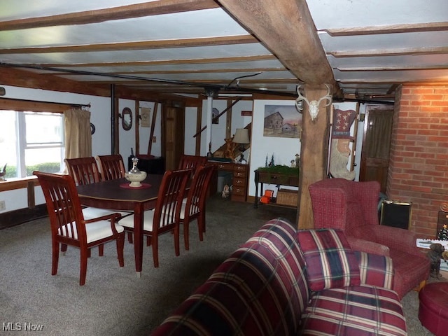 988 E Turkeyfoot Lake Rd, Green, OH 44312 - dining area with carpet flooring