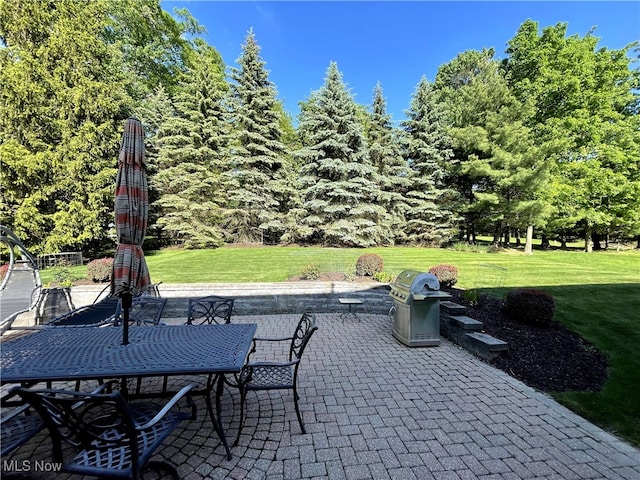 12701 Gordon St, North Royalton, OH 44133 - view of patio / terrace featuring a grill