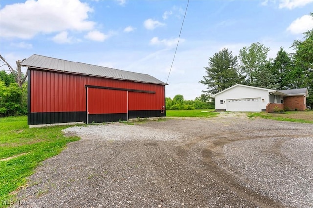 3371 Padanarum Rd, Geneva, OH 44041 - garage with driveway
