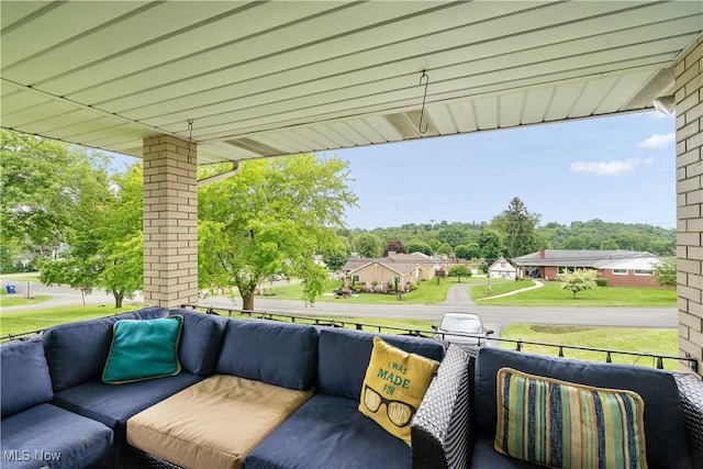 525 Hill Blvd, East Liverpool, OH 43920 - view of patio with view of scattered trees