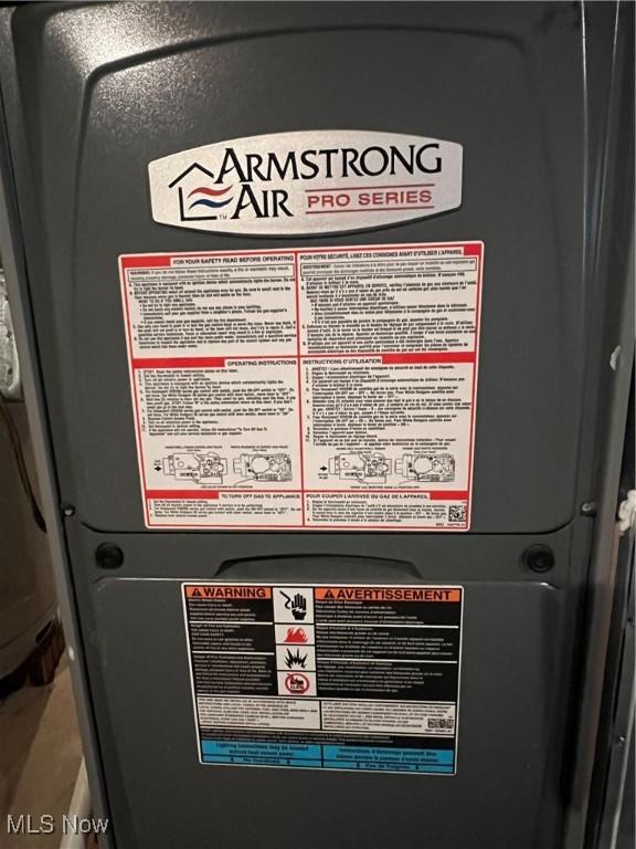 156 Andover Rd, Woodsfield, OH 43793 - detailed view of heating unit