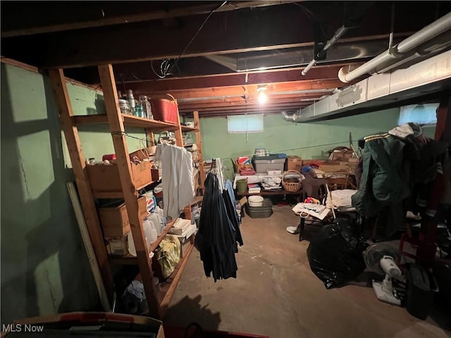 156 Andover Rd, Woodsfield, OH 43793 - view of unfinished below grade area