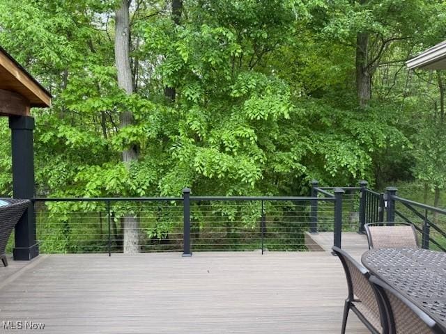 4340 Castlegate Blvd, Uniontown, OH 44685 - view of wooden deck