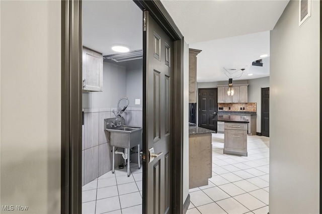 322 N Bayshore Dr Unit 3, Columbiana, OH 44408 - hall featuring light tile patterned floors