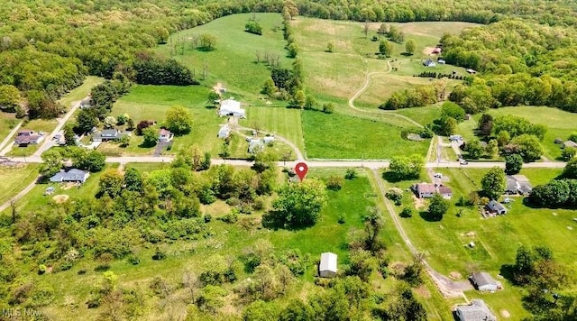 1517 Rolling Acres Rd, New Cumberland, WV 26047 - aerial view of property's location featuring rural landscape