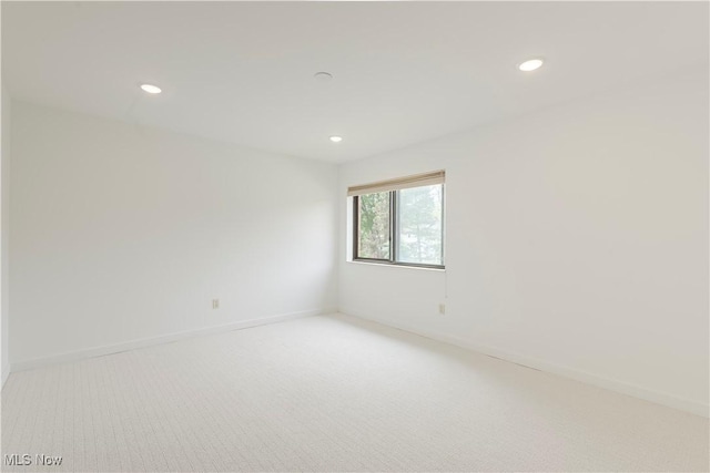 100 Fox Hollow Dr Unit 302, Mayfield Heights, OH 44124 - empty room with recessed lighting, light colored carpet, and baseboards