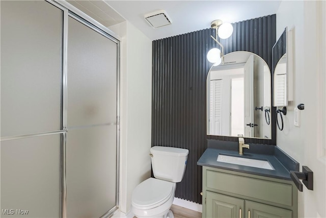 100 Fox Hollow Dr Unit 302, Mayfield Heights, OH 44124 - full bath with vanity, a stall shower, and toilet