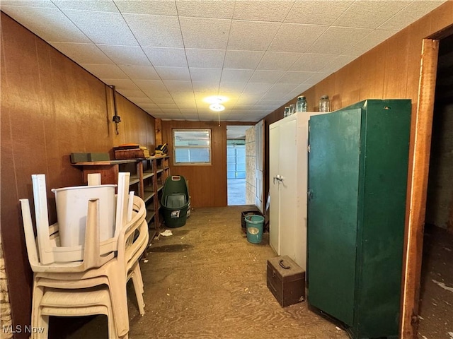 99 W Martin St, East Palestine, OH 44413 - below grade area with wooden walls