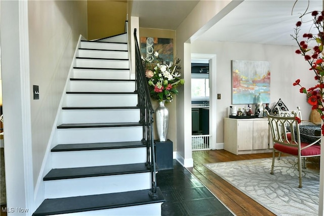 3053 E Market St, Warren, OH 44483 - staircase with tile patterned floors