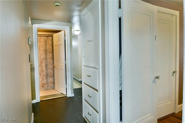 3053 E Market St, Warren, OH 44483 - hallway with dark wood-type flooring