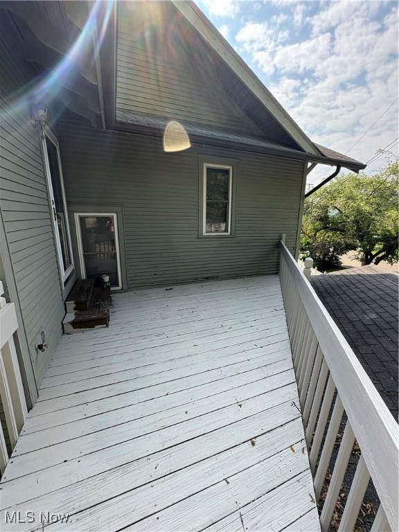 803 N 7th St, Cambridge, OH 43725 - view of wooden deck