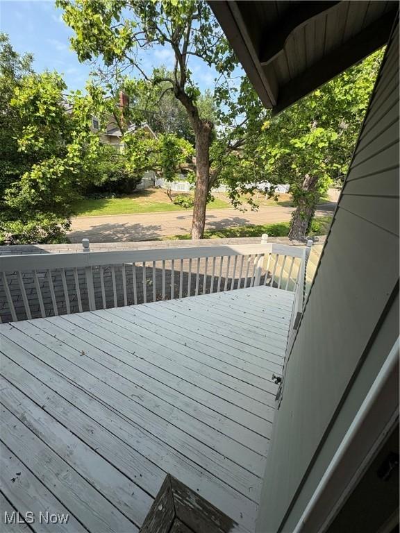 803 N 7th St, Cambridge, OH 43725 - view of wooden deck